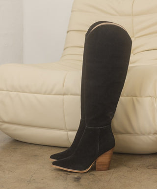 A Weekend Getaway - Knee-High Western Boots